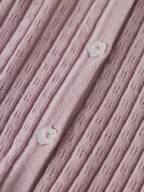 NAME IT Strikket Cardigan Kind Burnished Lilac